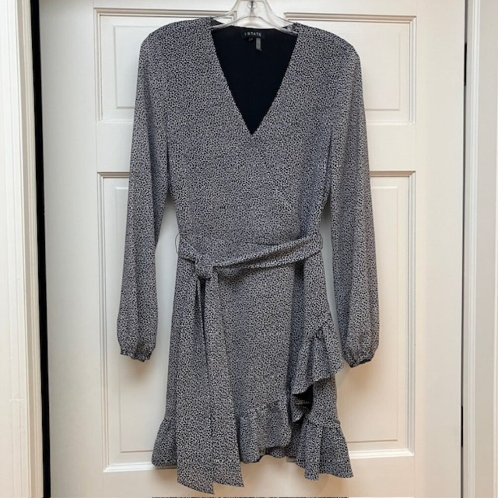 1. State Faux wrap mini dress size 6